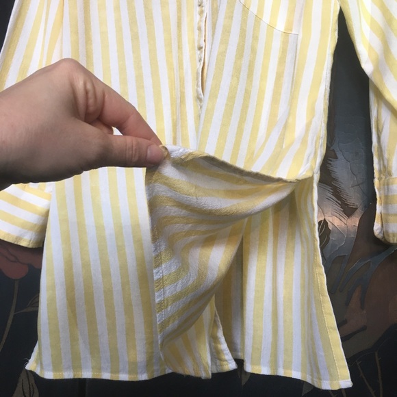 Aerie Striped Button Up Shirt NWT - Picture 12 of 15